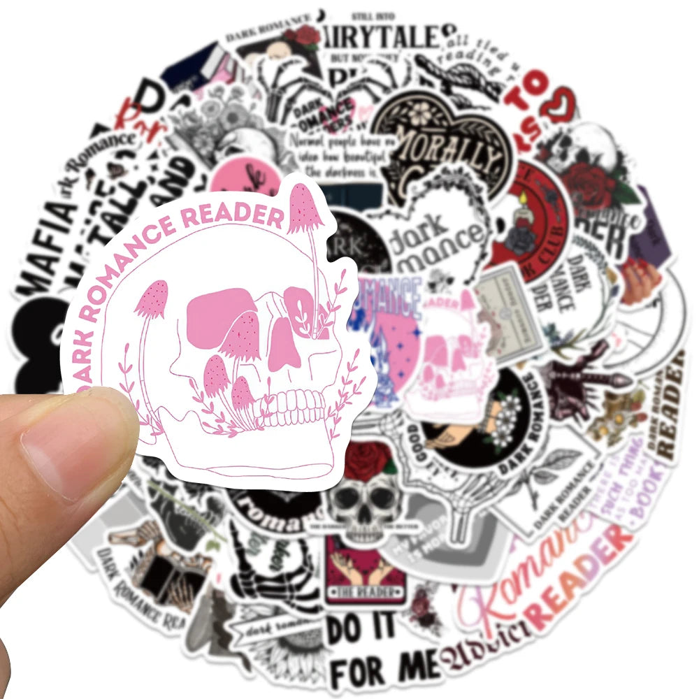 Dark Romance Reader Stickers