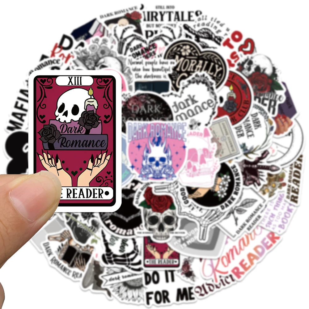 Dark Romance Reader Stickers