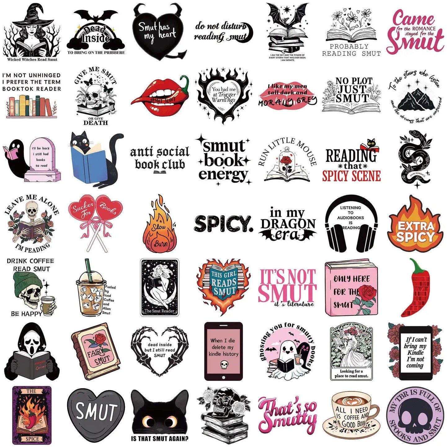 Smut Dark Romance Stickers